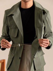 Marini Oria Utility 100% Cotton Jacket