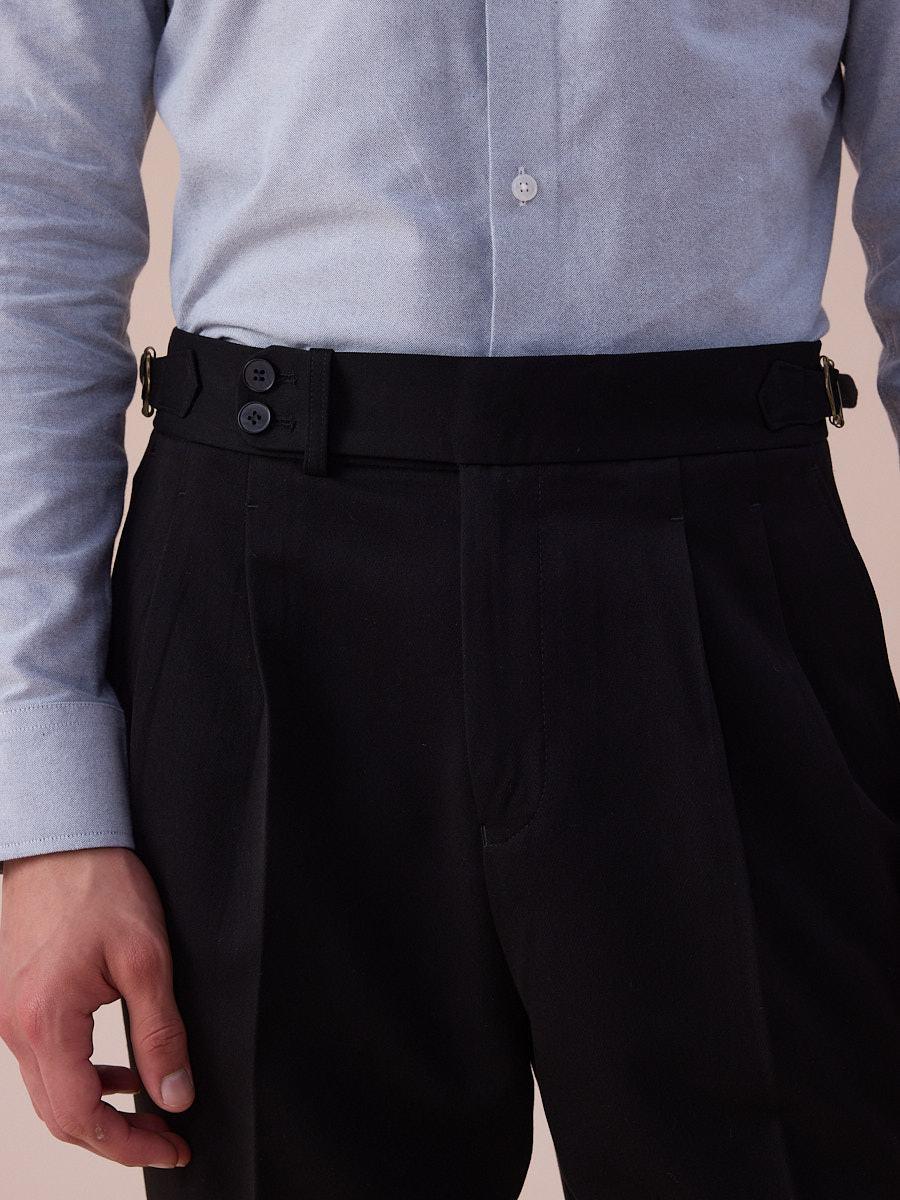 Marini Orvello High Waisted Double Pleated Pants