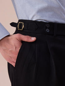 Marini Orvello High Waisted Double Pleated Pants