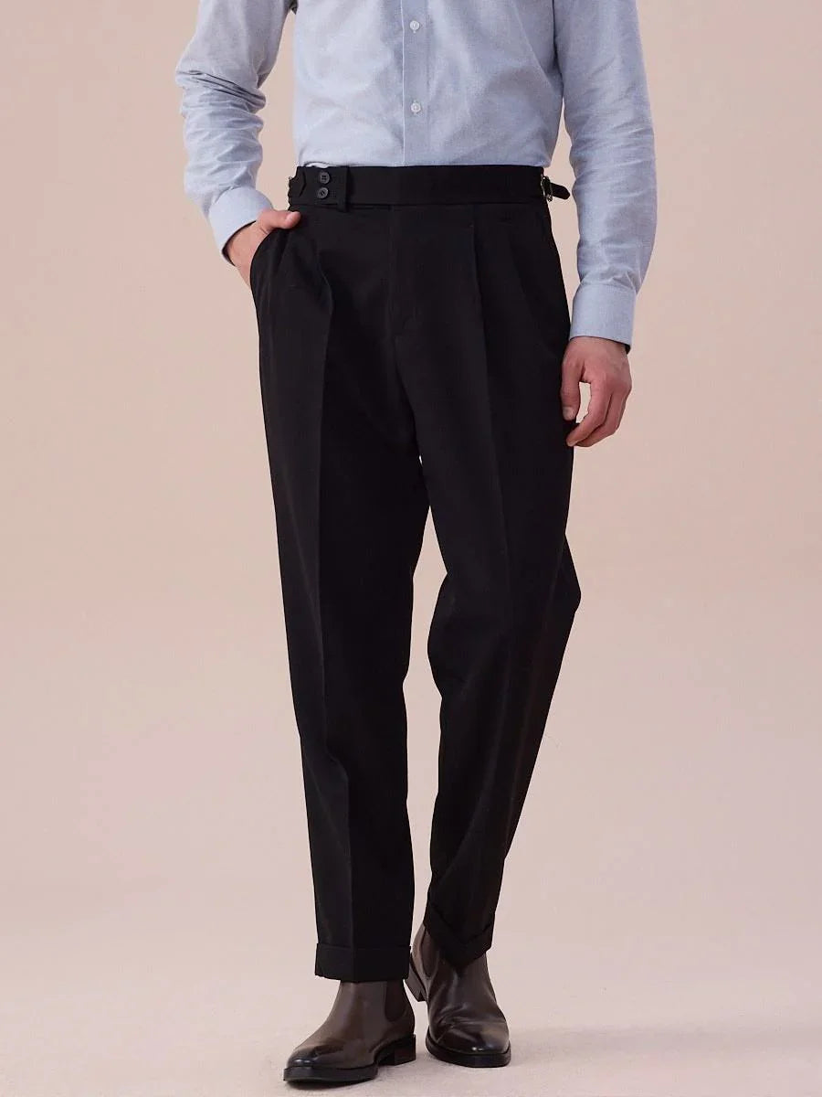 Marini Orvello High Waisted Double Pleated Pants