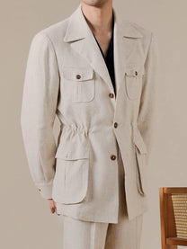 Marini PortoFino Linen Blend Safari Blazer