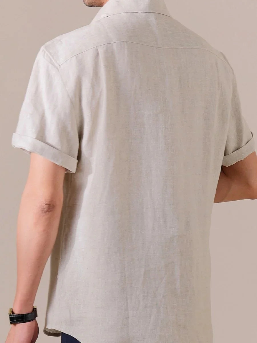 Marini Pure Linen Short Sleeve Shirt