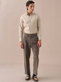 Marini Ravenna High Waisted Double Pleated Pants