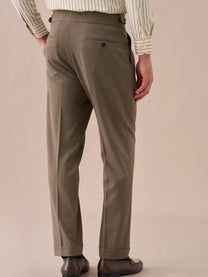 Marini Sorano High Waisted Double Pleated Gurkha Pants