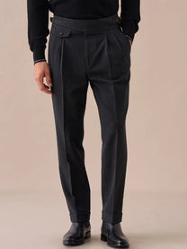 Marini Sorano High Waisted Double Pleated Gurkha Pants