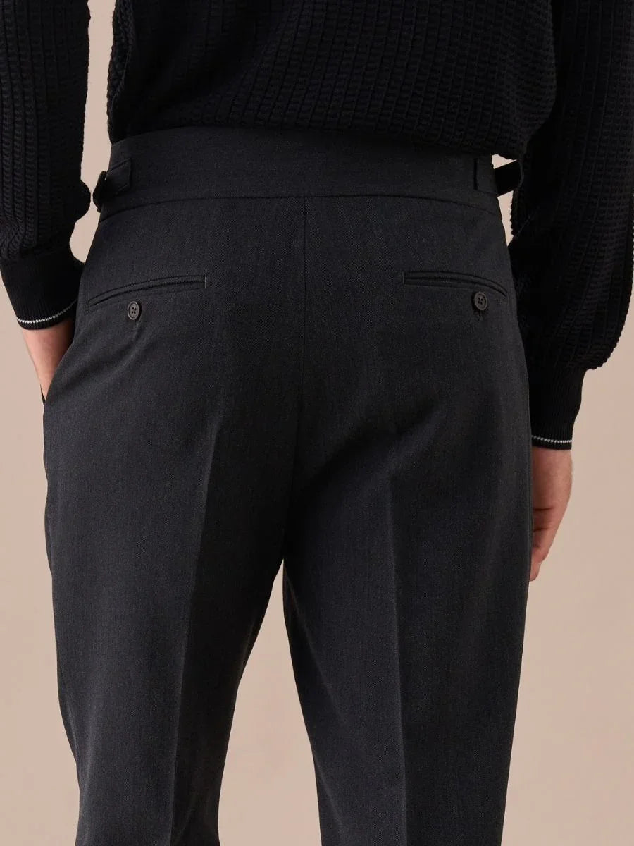 Marini Sorano High Waisted Double Pleated Gurkha Pants