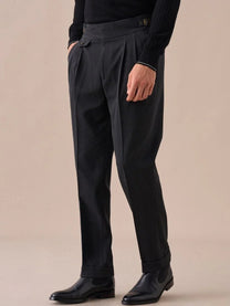 Marini Sorano High Waisted Double Pleated Gurkha Pants