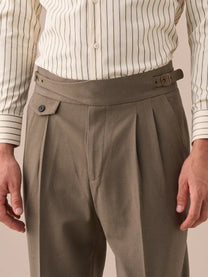 Marini Sorano High Waisted Double Pleated Gurkha Pants