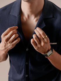 Marini Summer Knit Polo Cardigan