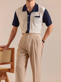 Marini Summer One-Piece Collar Polo Shirt