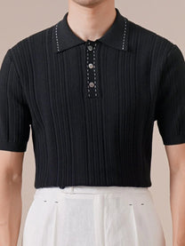Marini Textured Airflow Polo