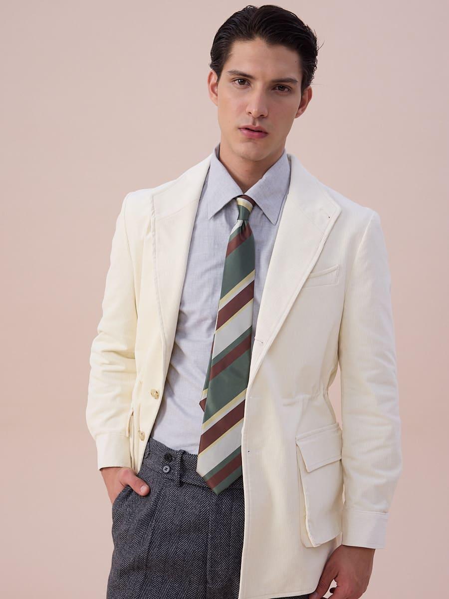 Marini Textured Corduroy Blazer