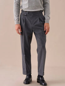 Marini Treviso High Waisted Double Pleated Pants