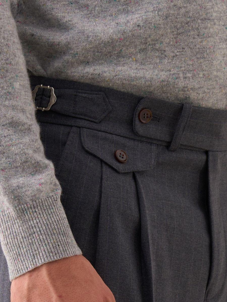 Marini Treviso High Waisted Double Pleated Pants