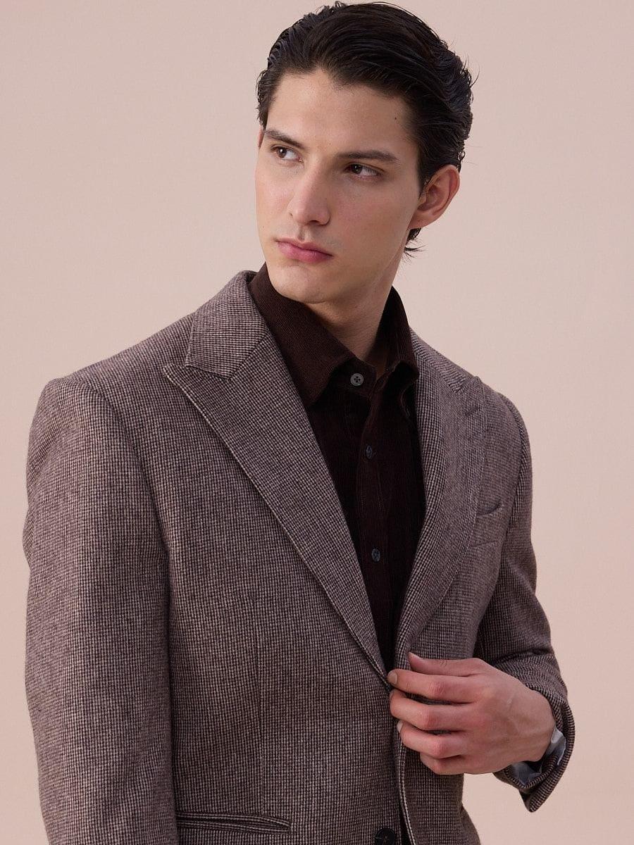 Marini Udine Single-Breasted Wool Blazer