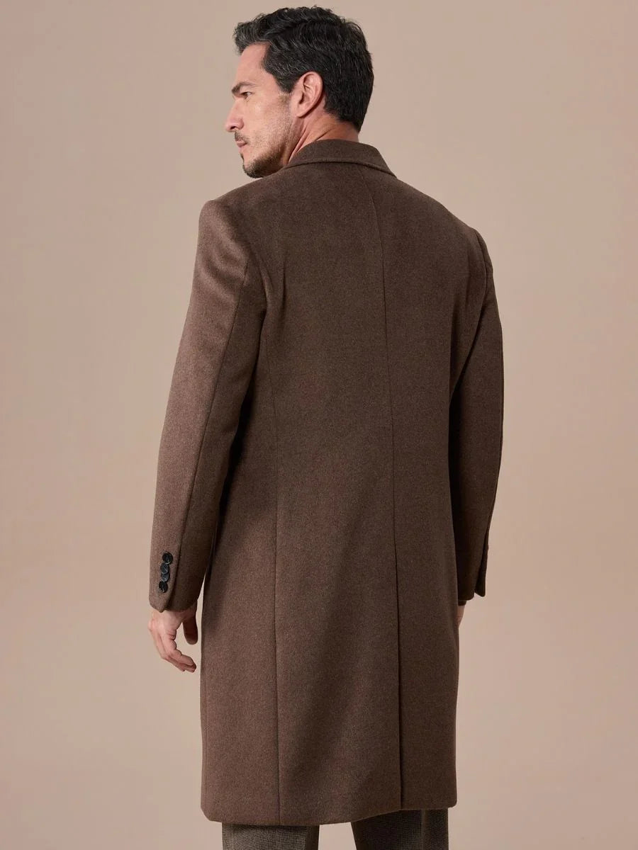 Marini Wool Blend Chesterfield Overcoat – MARINI