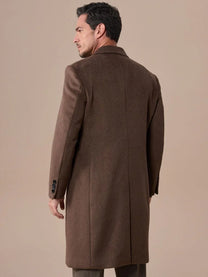 Marini Wool Blend Chesterfield Overcoat