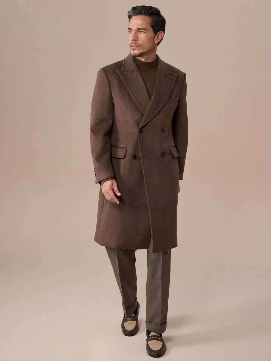 Marini Wool Blend Chesterfield Overcoat