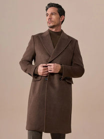 Marini Wool Blend Chesterfield Overcoat