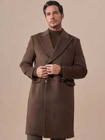 Marini Wool Blend Chesterfield Overcoat