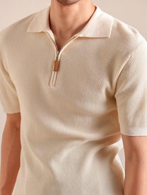 Marini Zip-Knit Polo