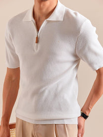 Marini Zip-Knit Polo